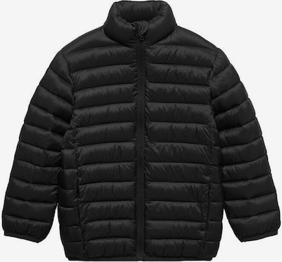 MANGO KIDS Prehodna jakna | črna barva, Prikaz izdelka