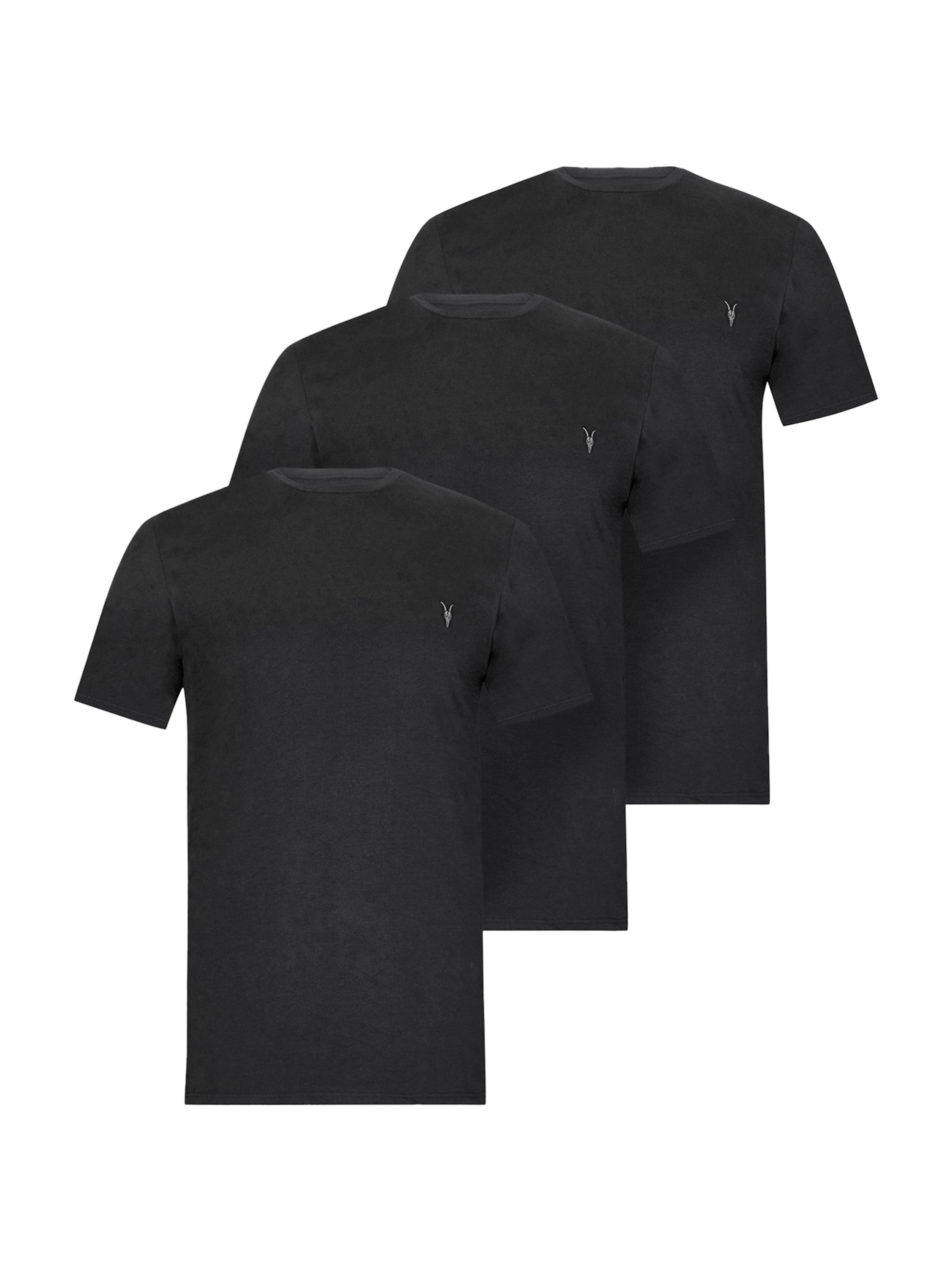 T-Shirt AllSaints en noir : devant