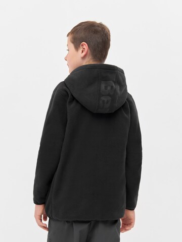 BENCH Fleece Jacket 'Draken' in Black