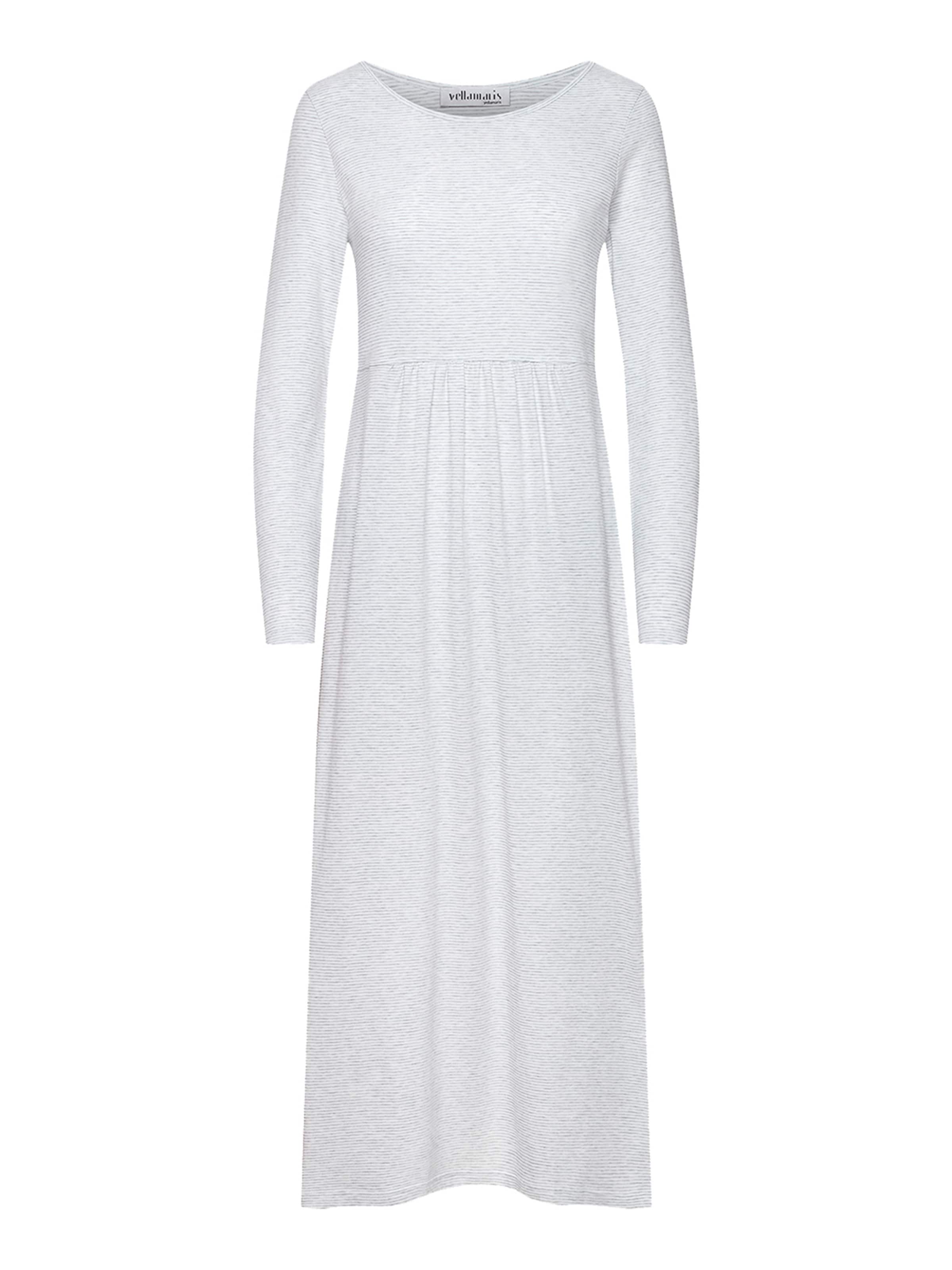 Yellamaris Nachthemd ' Queen Maxi ' in Grau: Vorderseite