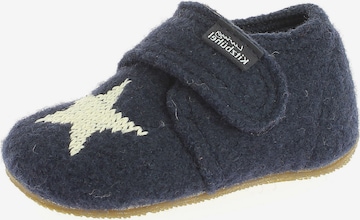 Living Kitzbühel Slippers in Blue: front