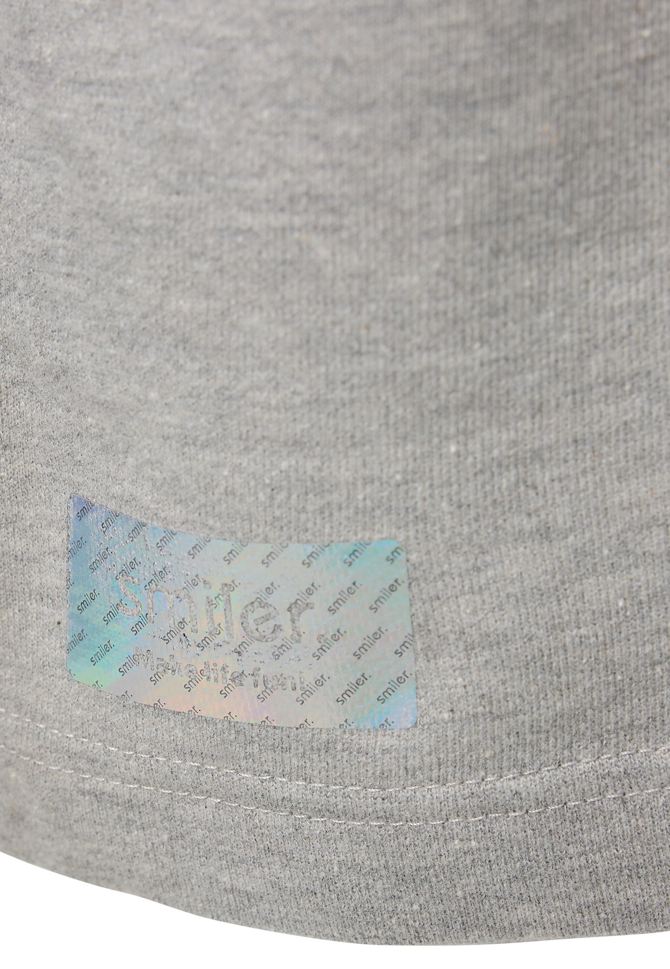 smiler. Sweatshirt 'Nippy' in Grey