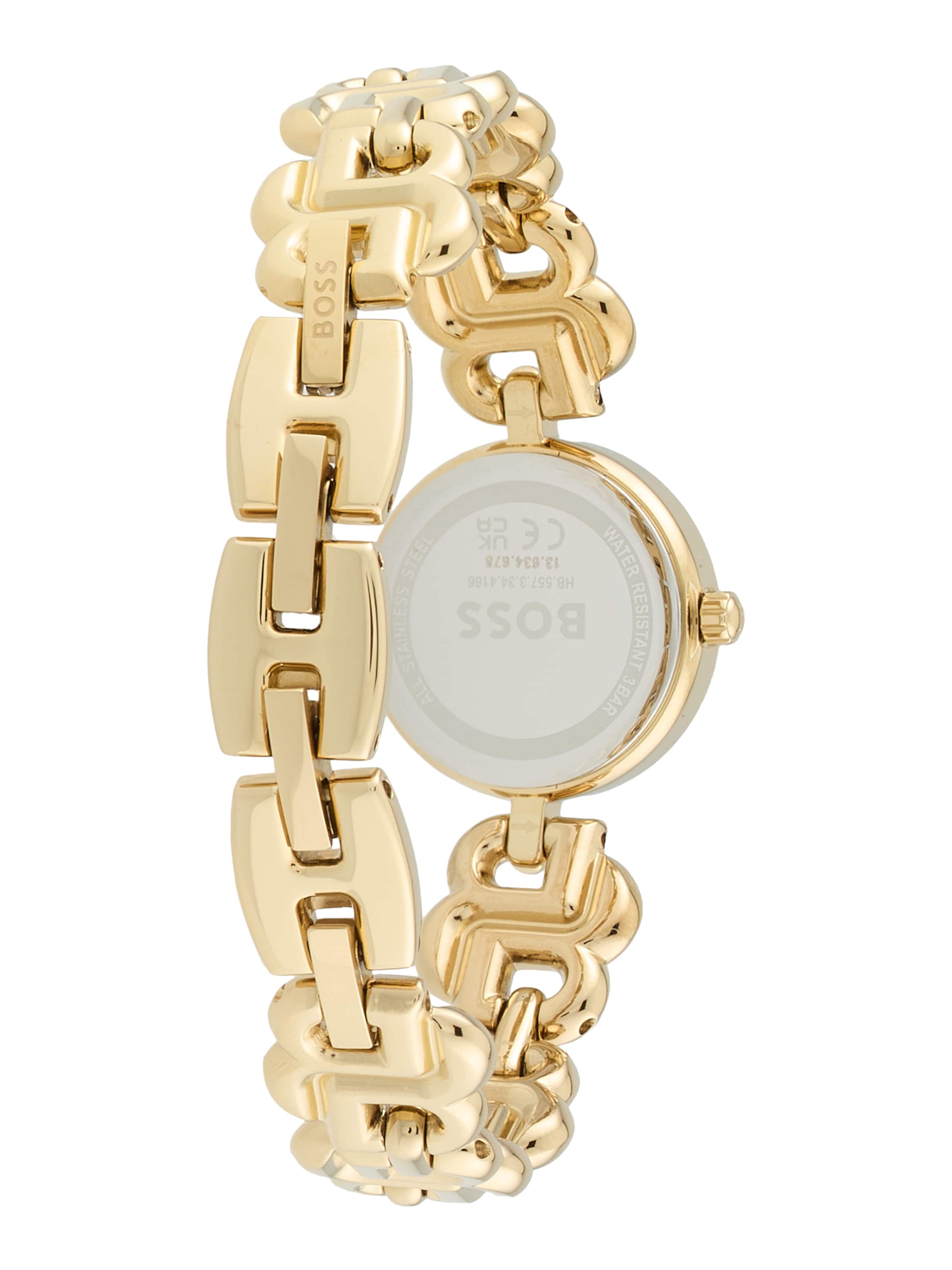 BOSS Analogové hodinky 'DOUBLE B DRESSY' – zlatá