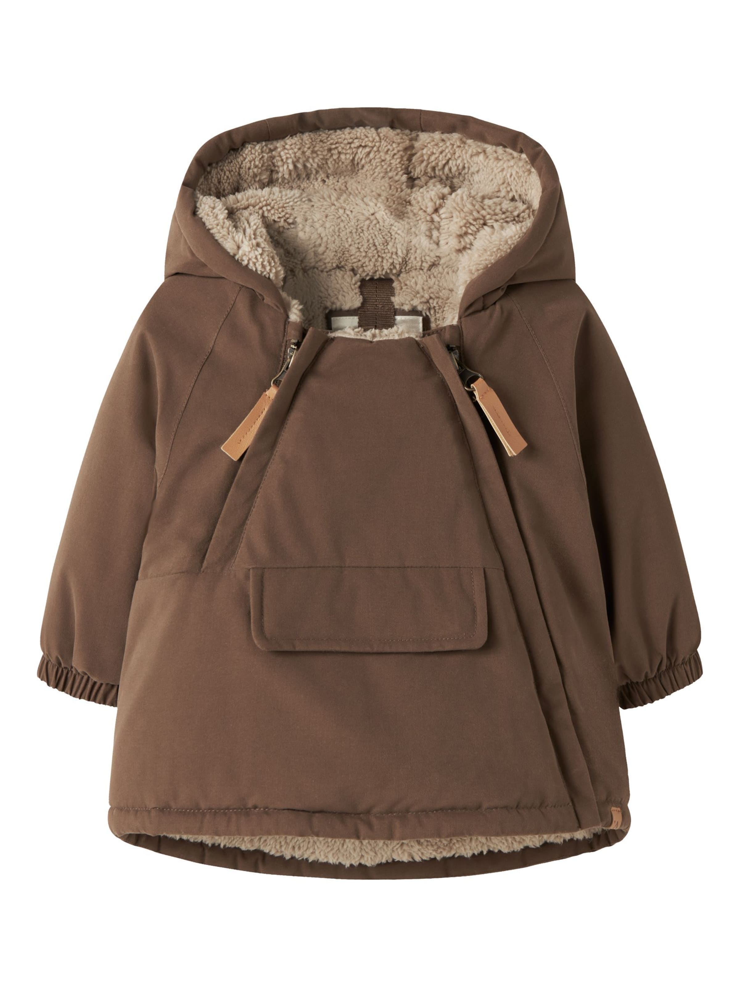 Giacca invernale di Lil'Atelier in marrone: frontale