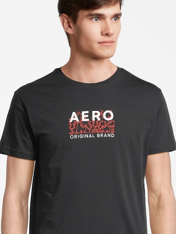 AÉROPOSTALE T-Shirt in Schwarz