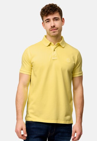 INDICODE JEANS Shirt ' Jorah ' in Geel: voorkant