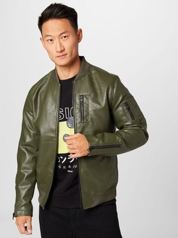 JACK & JONES Between-Season Jacket in Brown: front