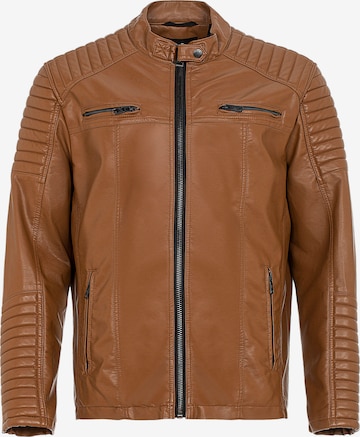 Redbridge Between-Season Jacket in Brown: front