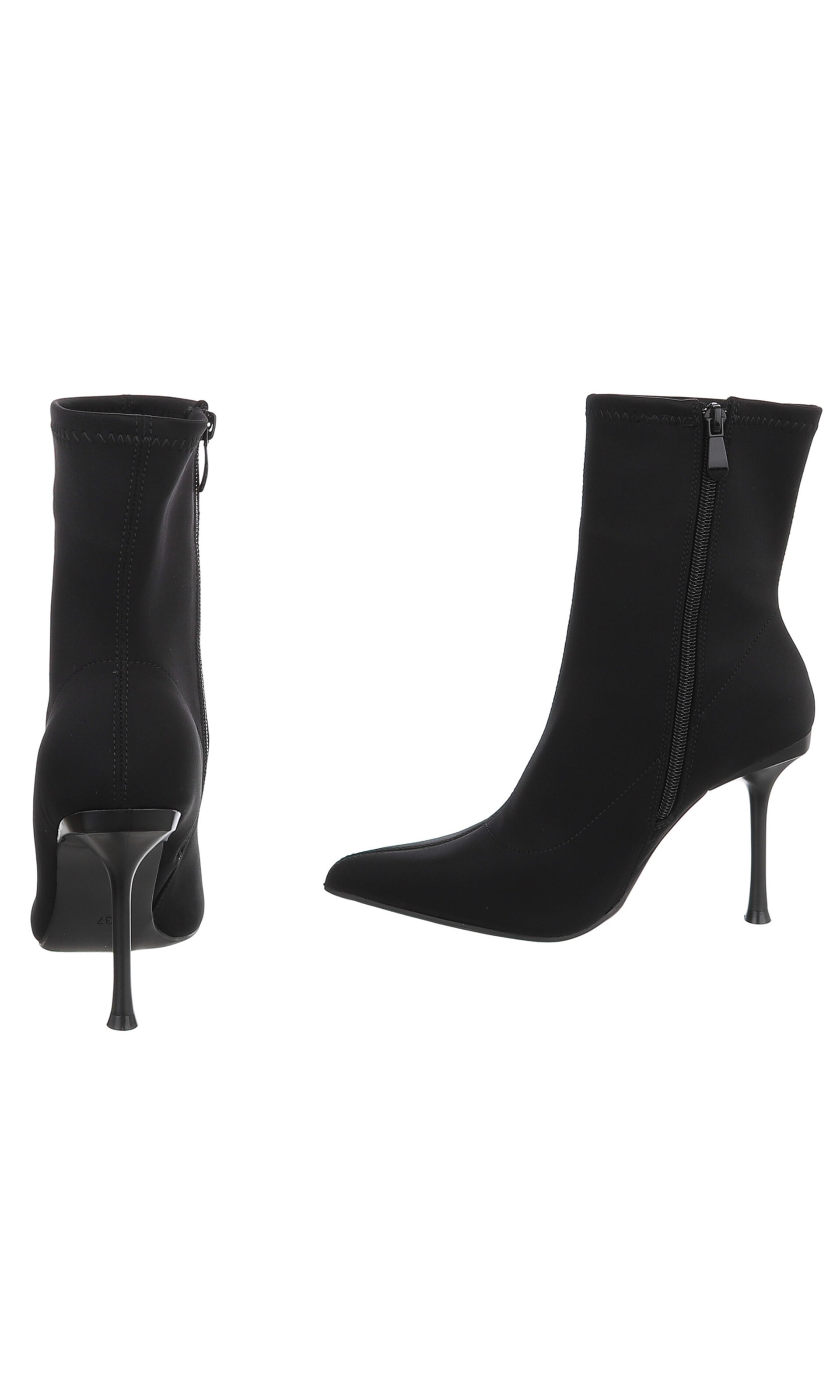 Ital-Design Stiefelette in Schwarz