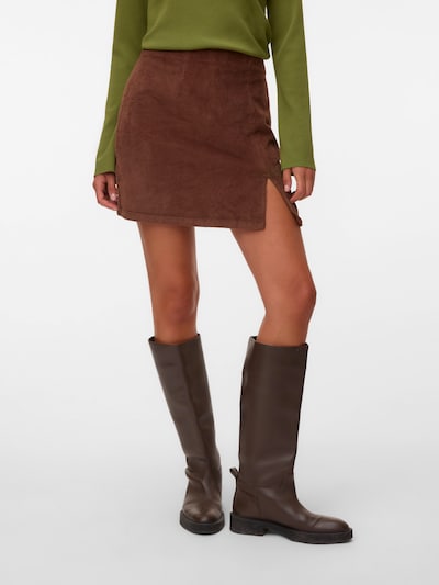 VERO MODA Jupe 'VMLULA NELLY' en 34 en marron, Vue avec produit