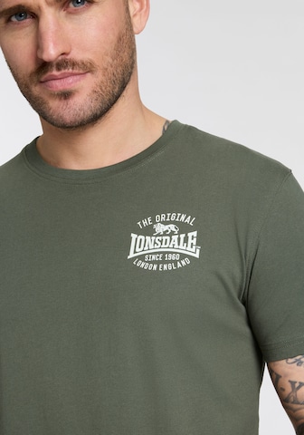 LONSDALE T-Shirt in Grün
