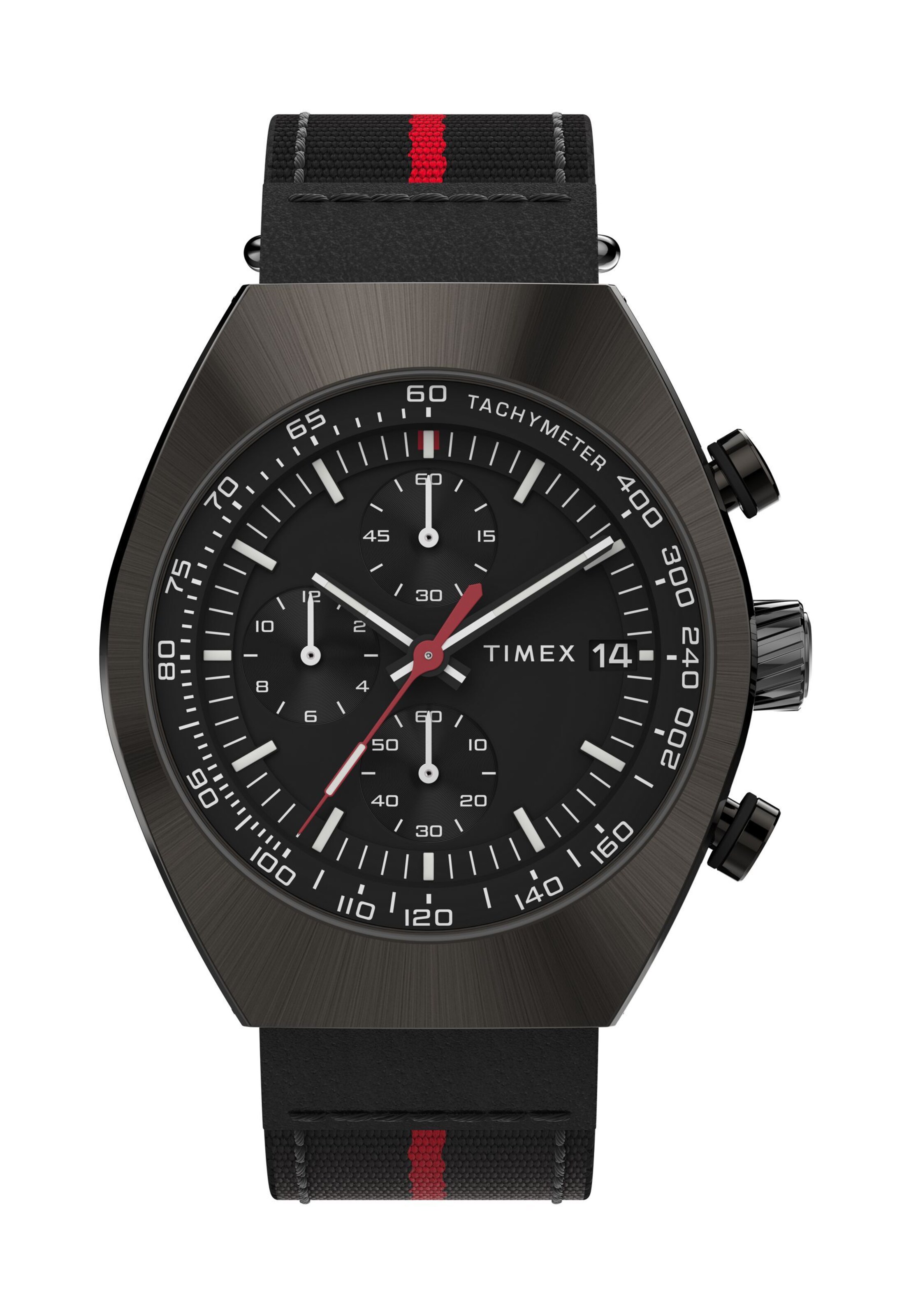 TIMEX Analog watch 'Legacy Tonneau' in Black: front