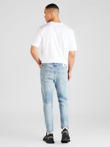Calvin Klein Jeans Voľný strih Džínsy - Modrá