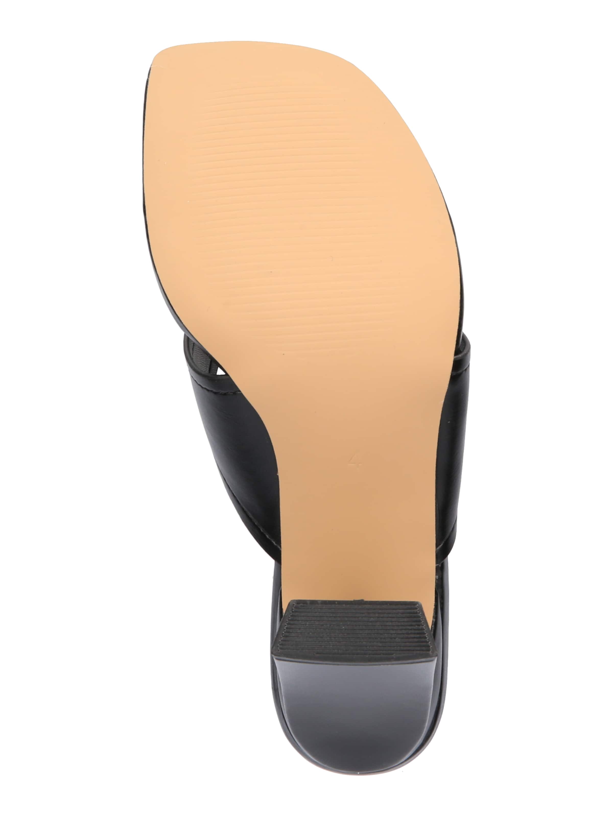 TOPSHOP Босоножки через палец в Черный