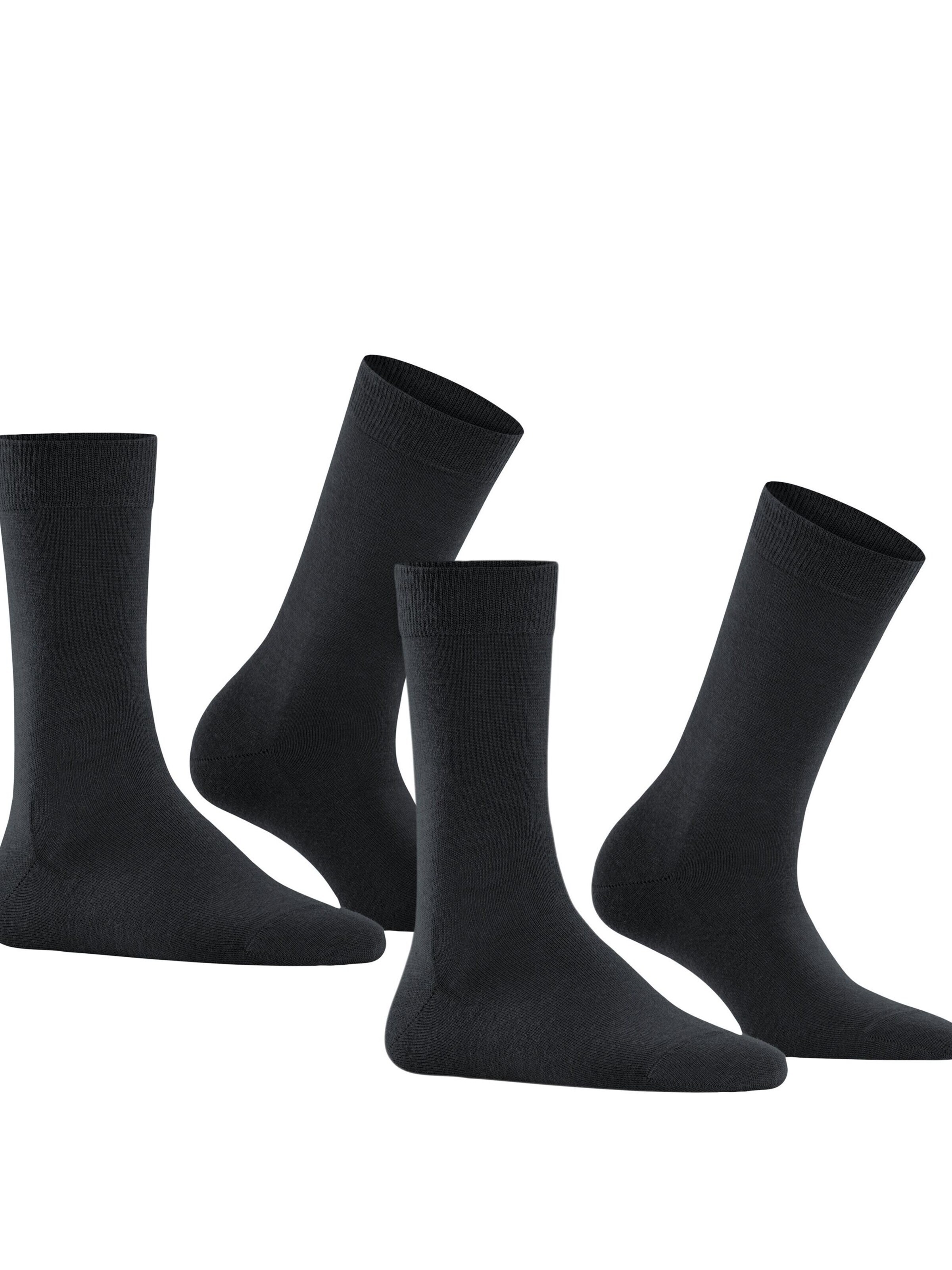 FALKE Socks 'Softmerino 2-Pack' in Grey