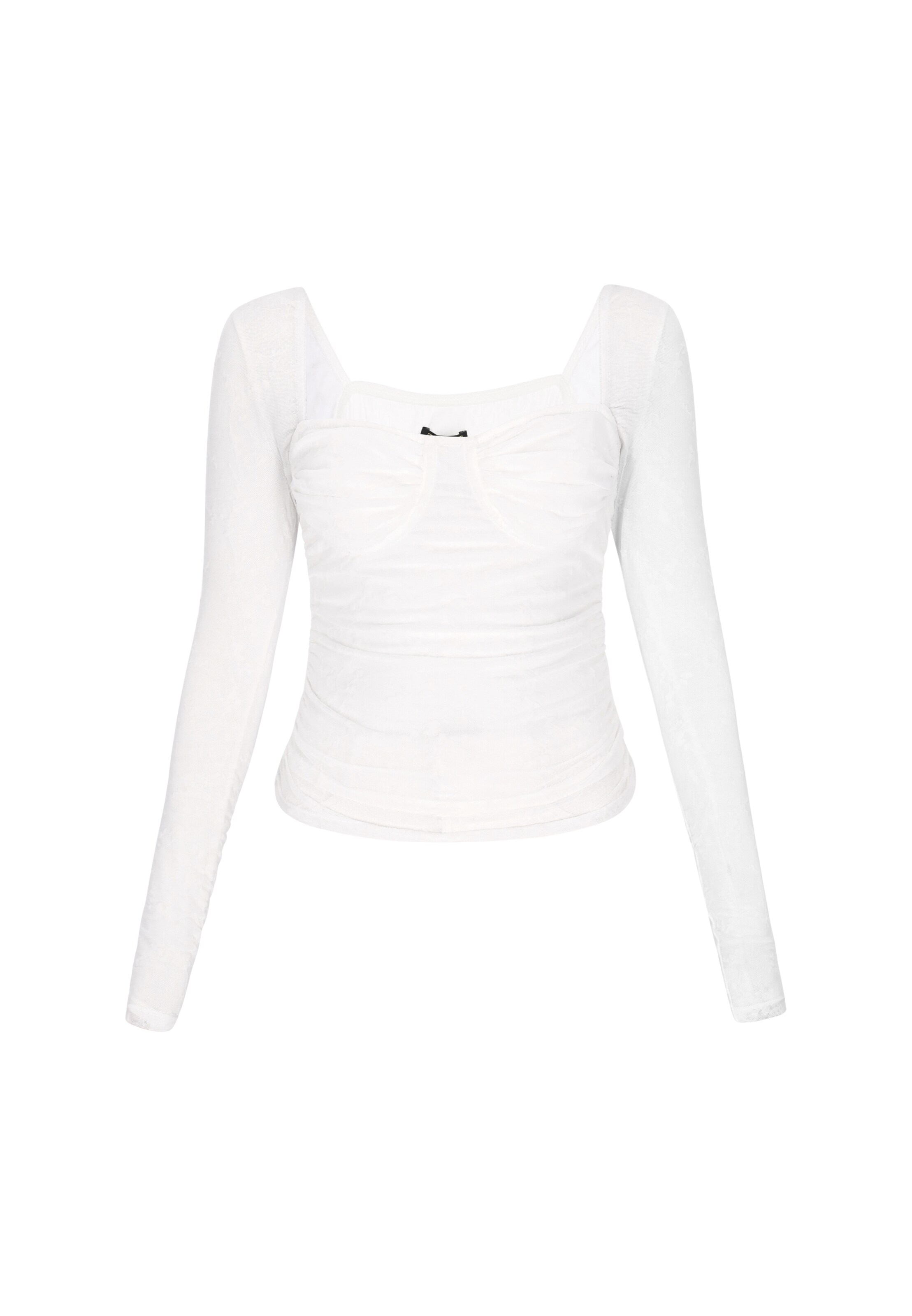 faina - Camiseta en blanco: frente
