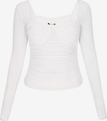 faina - Camiseta en blanco: frente