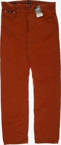 BOSS Black Jeans in 33 in Orange: front