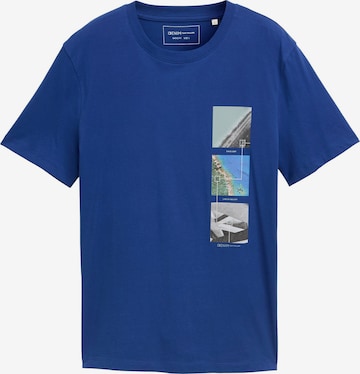 TOM TAILOR DENIM T-Shirt in Blau: Vorderseite