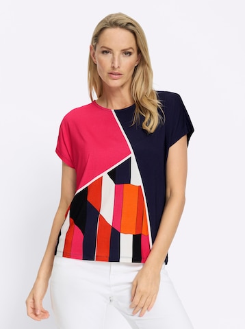 heine T-shirt i blå: framsida