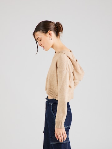 ABOUT YOU Sweater 'Carola' in Beige: front