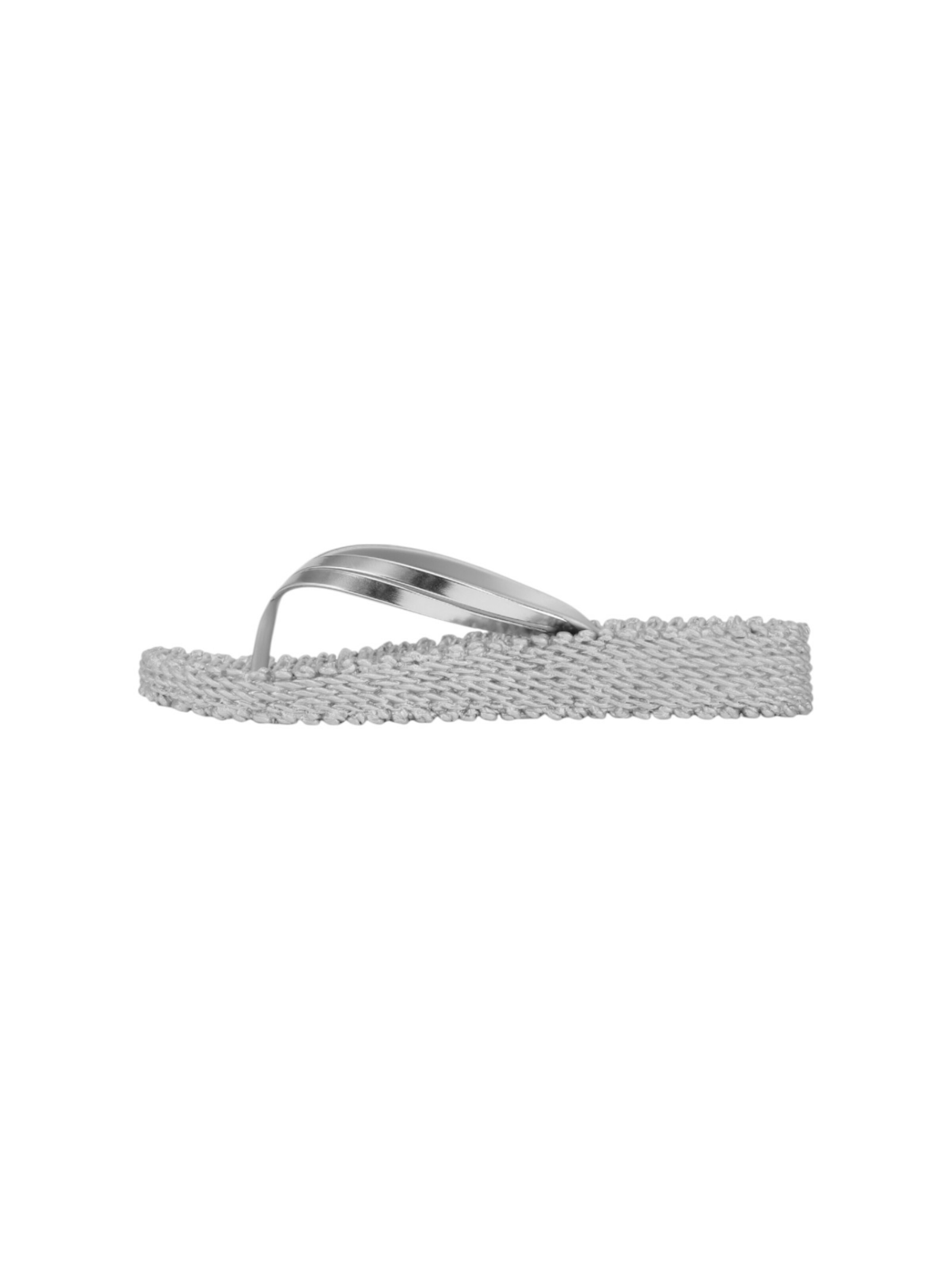 ILSE JACOBSEN T-Bar Sandals 'Cheerful06' in Silver