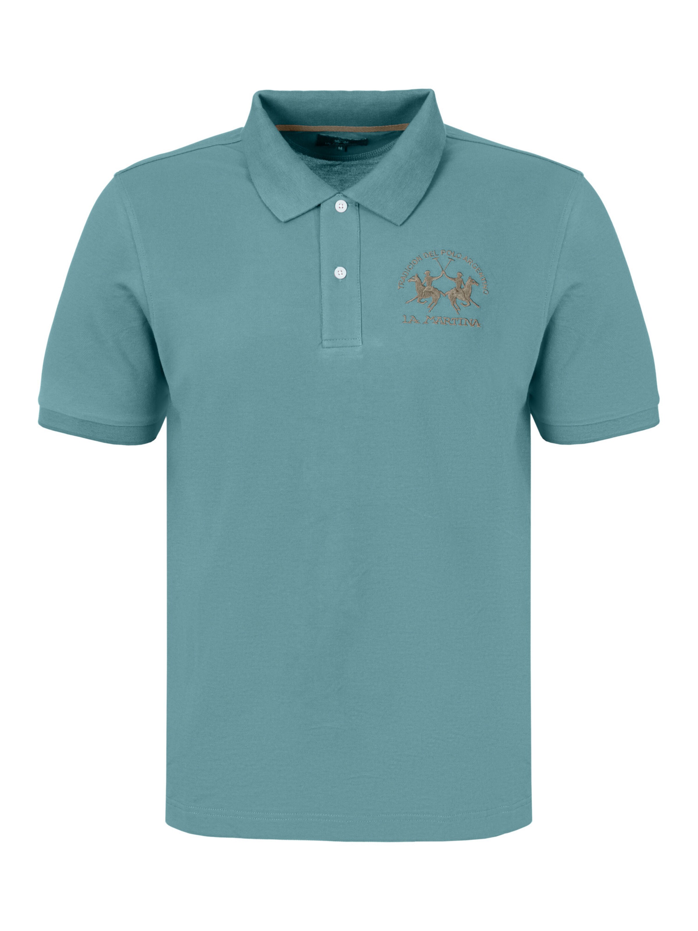 La Martina - Camiseta en azul: frente