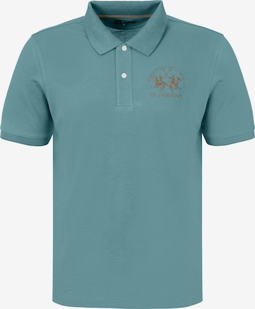 La Martina - Camiseta en azul: frente