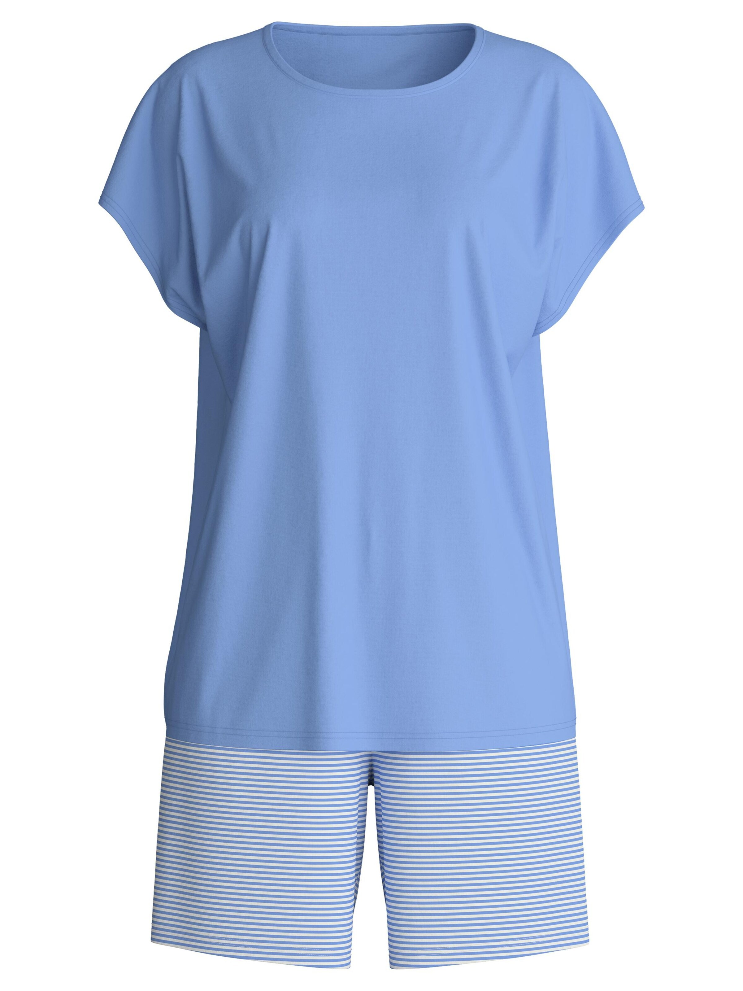 CALIDA Shorty 'Lovely Nights'‌‌‌‌‌‌‌‌ in Blau: Vorderseite