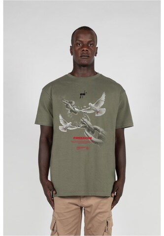 T-Shirt 'Freedom' MJ Gonzales en vert : devant