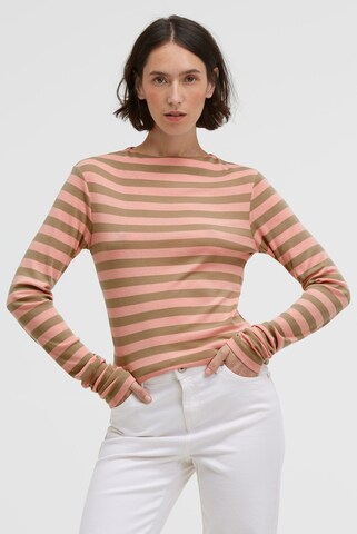 SENSES.THE LABEL Shirt in Orange: front