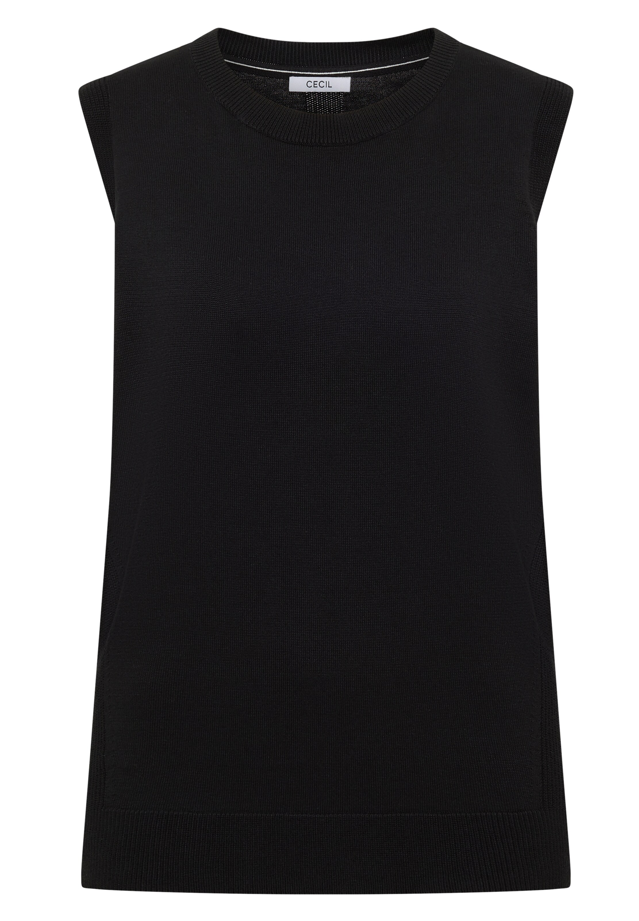 CECIL Vest in Black: front