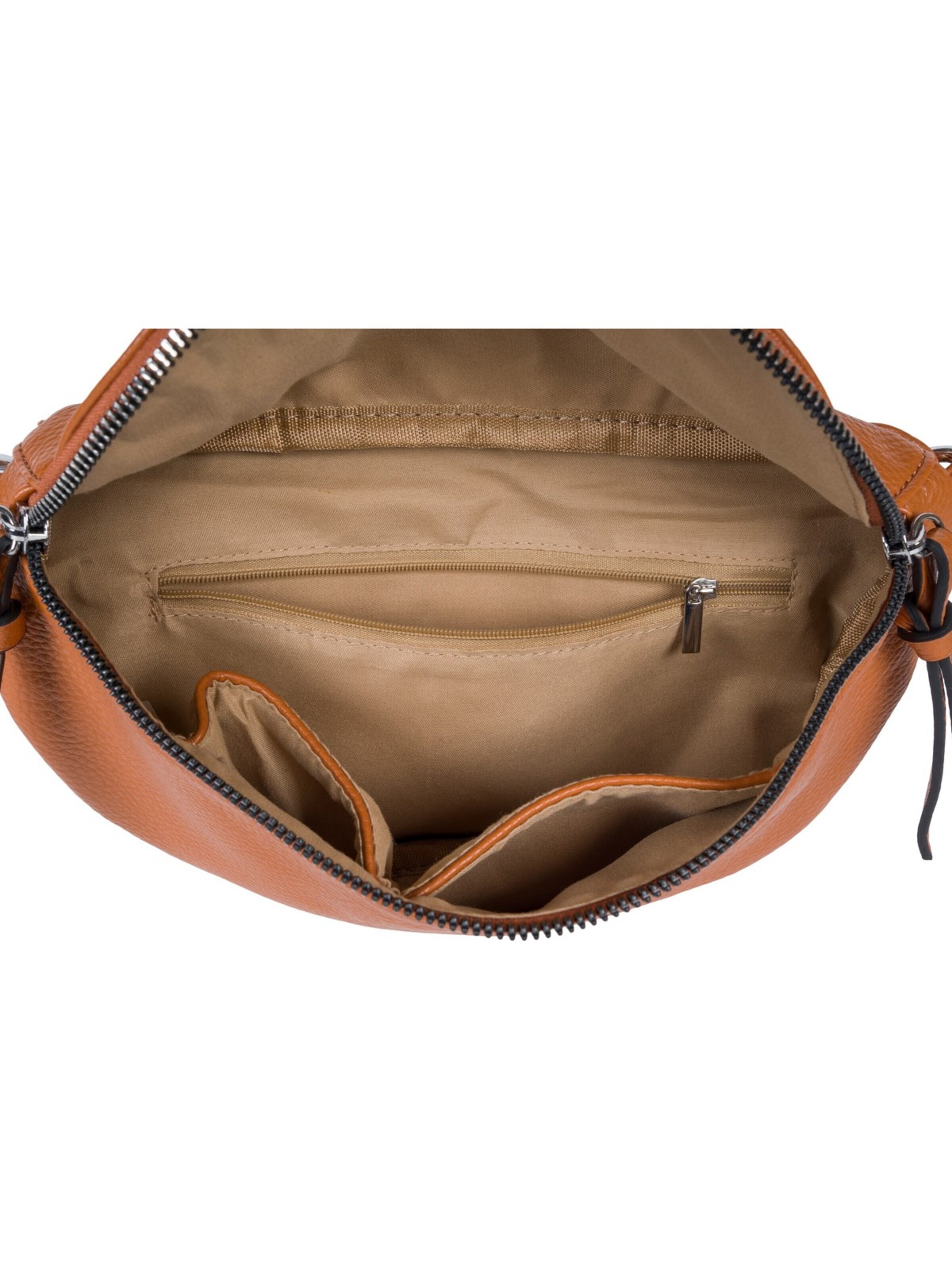 styleBREAKER Umhängetasche '2-Teiliges Set Halbmond Crossbody Bag'‌‌‌‌ in Braun