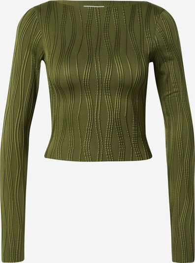 Marškinėliai 'Janina' iš millane, spalva – alyvuogių spalva, Prekių apžvalga