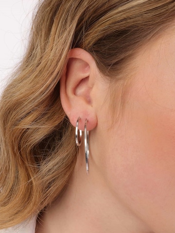 Boucles d'oreilles Lucardi en argent