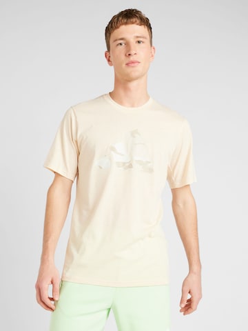 T-Shirt fonctionnel 'TR-ESSEA BL T' ADIDAS PERFORMANCE en beige : devant