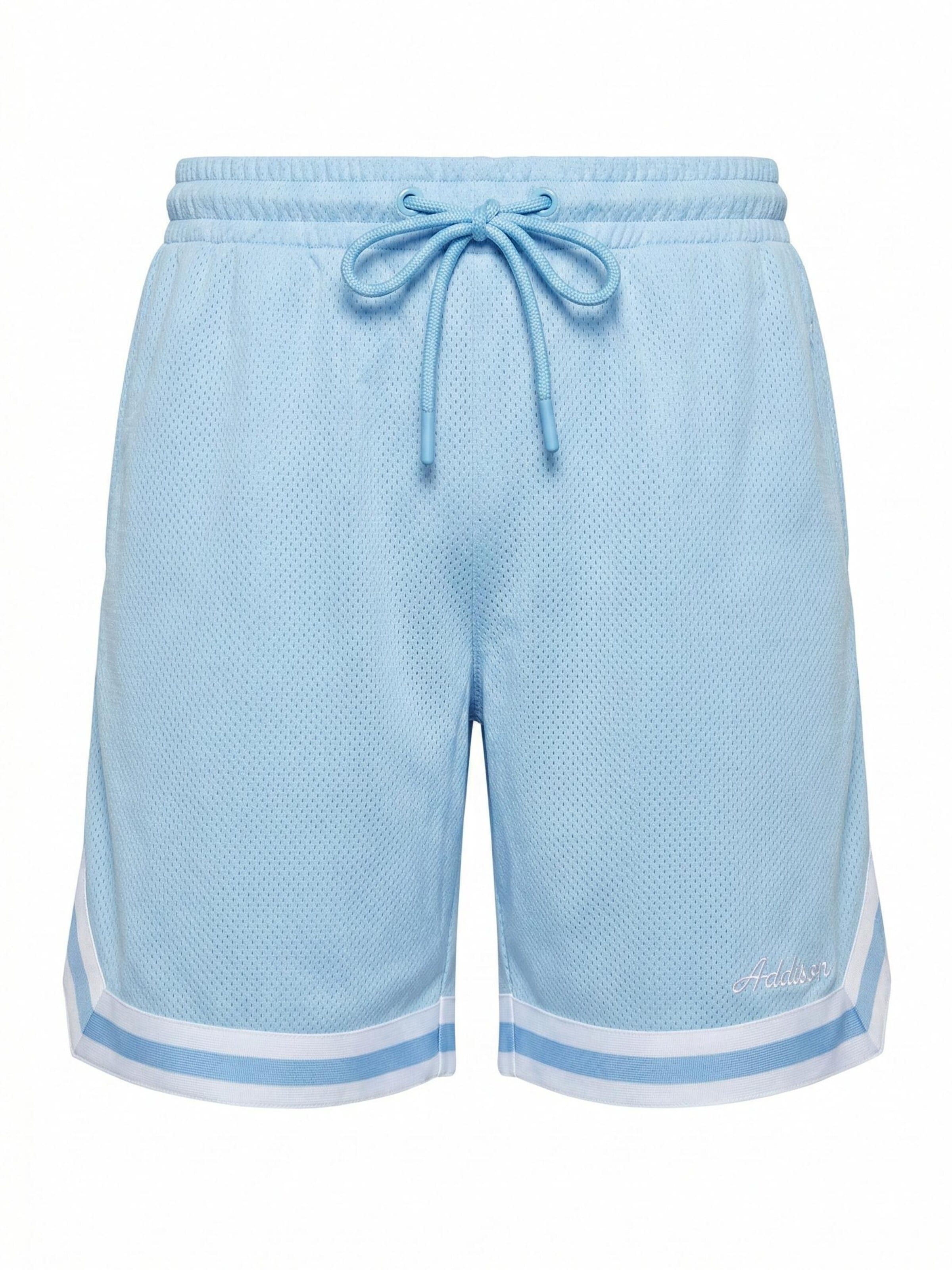 Adam Loosefit Sporthose 'Sweatshorts Basketball Shorts'‌‌‌‌‌‌‌‌‌‌ in Blau: Vorderseite