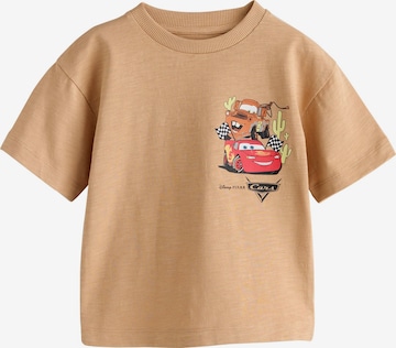 Next Shirt 'Disney Cars' in Bruin: voorkant
