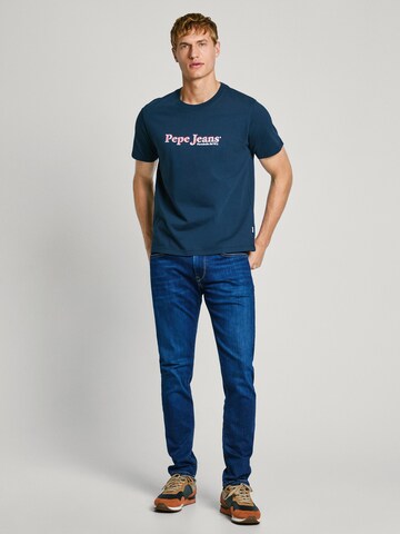 T-Shirt 'Somers' Pepe Jeans en bleu