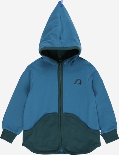 FINKID Zip-Up Hoodie 'Jaakko' in Sky blue / Emerald, Item view