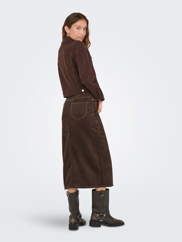 Jupe 'ONLStina' ONLY en marron