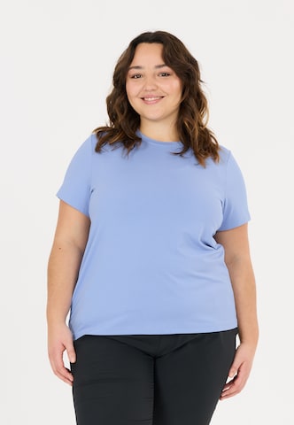 Q by Endurance Functioneel shirt 'Misha' in Blauw: voorkant