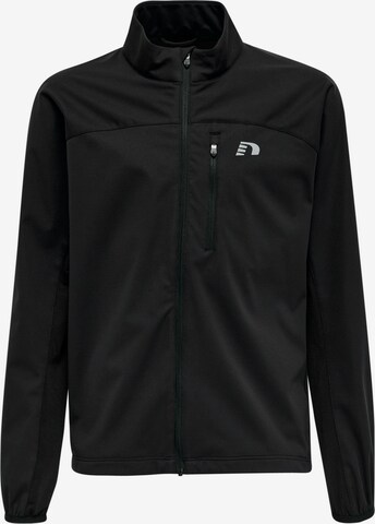 Veste de sport Newline en noir : devant