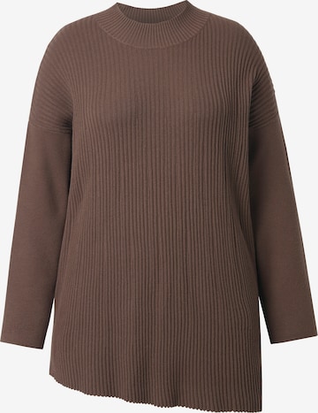 MIAMODA Trui in Bruin: voorkant