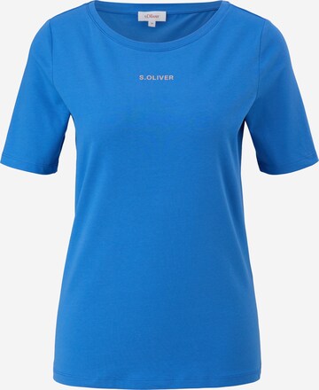 s.Oliver Shirt in Blauw: voorkant