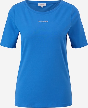 s.Oliver Shirts i blå: forside