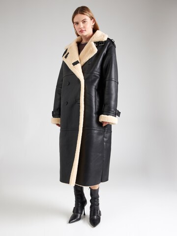 Cappotto invernale 'Theodore' di TOPSHOP in nero: frontale