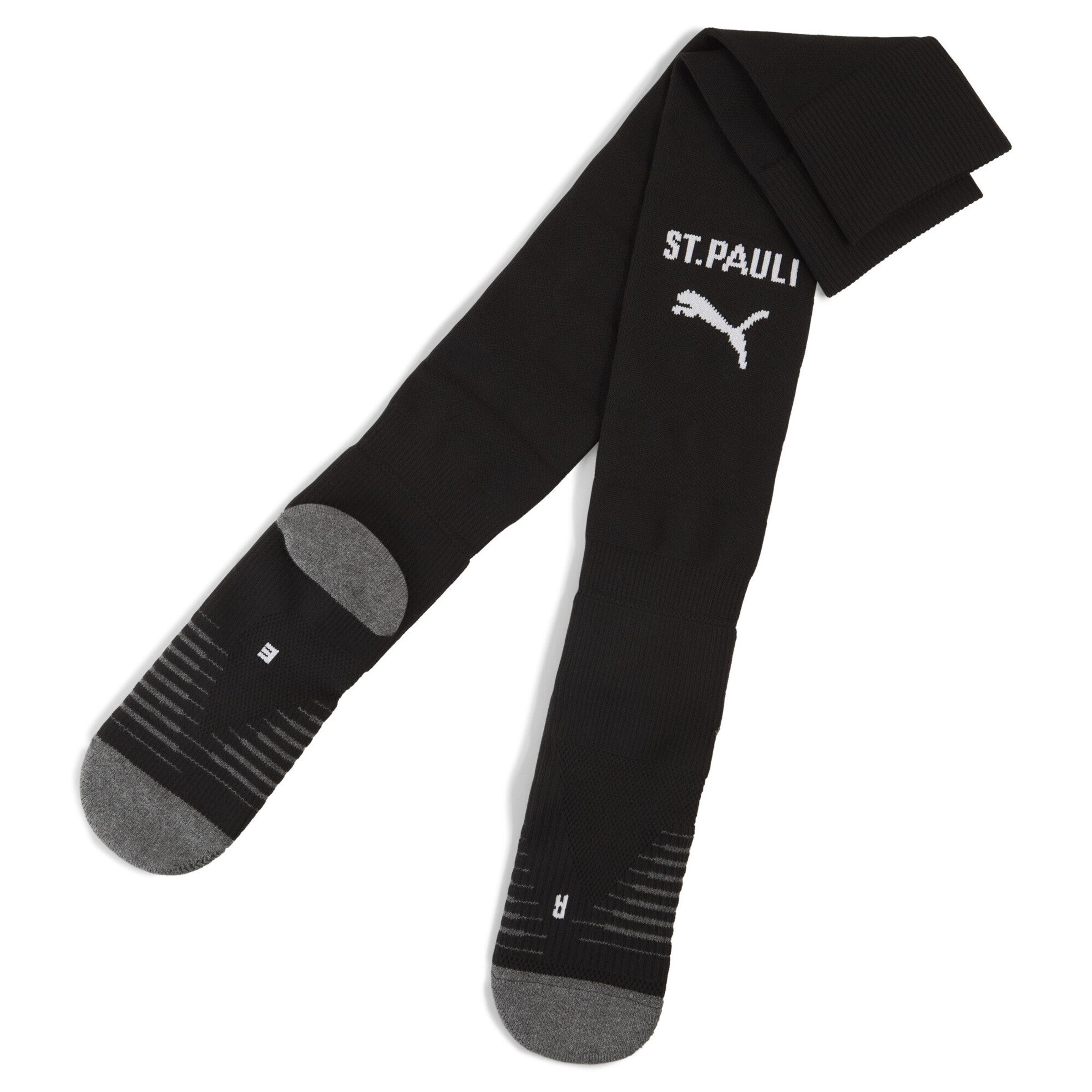 PUMA Sportsocken 'FC St. Pauli 25/26' in Schwarz: Vorderseite