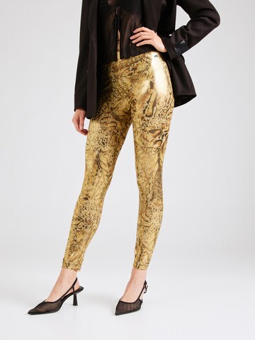 Just Cavalli Regular Leggings in Yellow: front