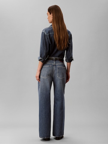 Wide Leg Jean Calvin Klein Jeans en bleu